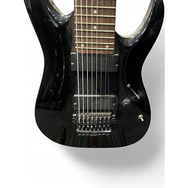Used Ibanez RGA8BK RGA Series 8 String Black Solid Body Electric Guitar