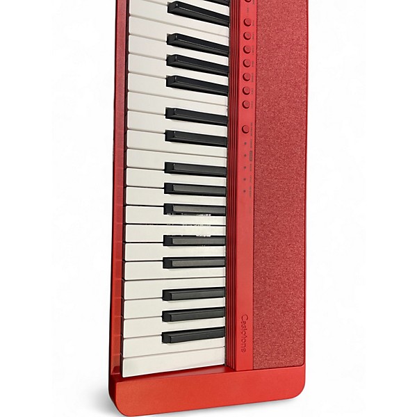 Used Casio Casio Casiotone CT-S1 61-Key Portable Keyboard Red Keyboard Workstation