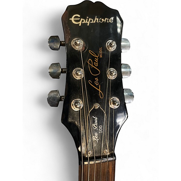 Used Epiphone Les Paul 100 Bolt On 2 Color Sunburst Solid Body Electric Guitar