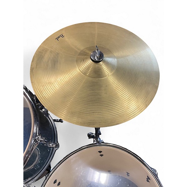 Used Pearl 5 Piece Roadshow Aqua Blue Glitter Drum Kit