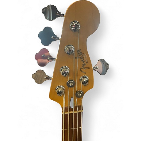 Used Fender Player Jazz Bass V Polar White Electric Bass Guitar