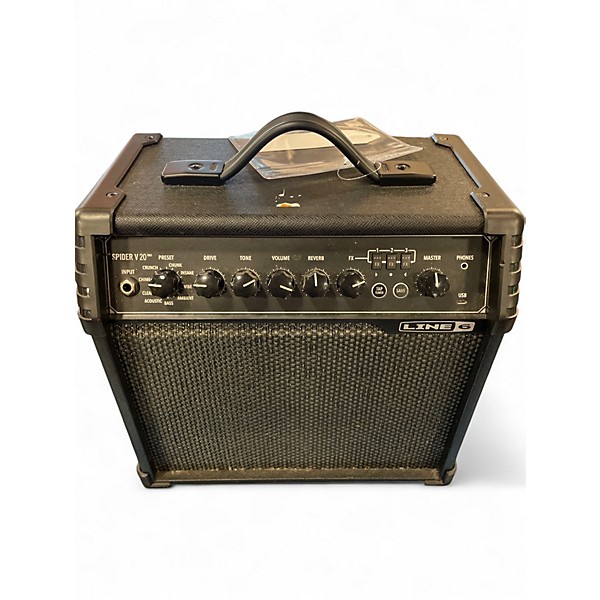 Used Line 6 Spider V 20 MkII 20w 1x8 Guitar Combo Amp