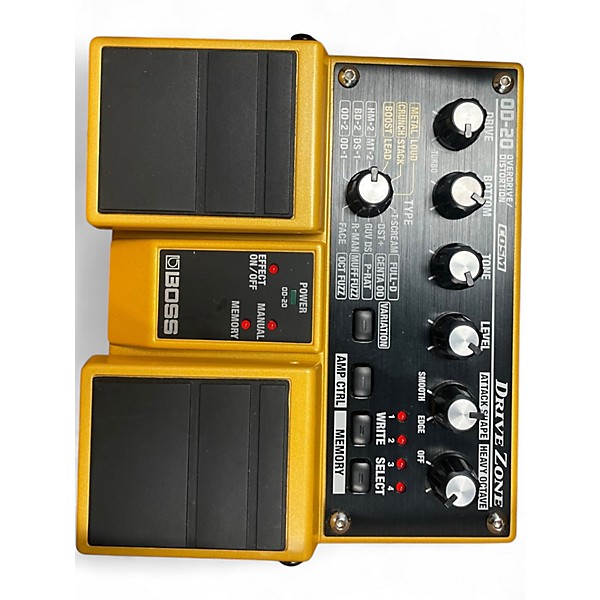 Used BOSS OD20 OD-20 Overdrive Distortion Effect Pedal