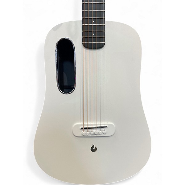 Used LAVA MUSIC LAVA ME PLAY FROST WHITE Acoustic Electric Guitar