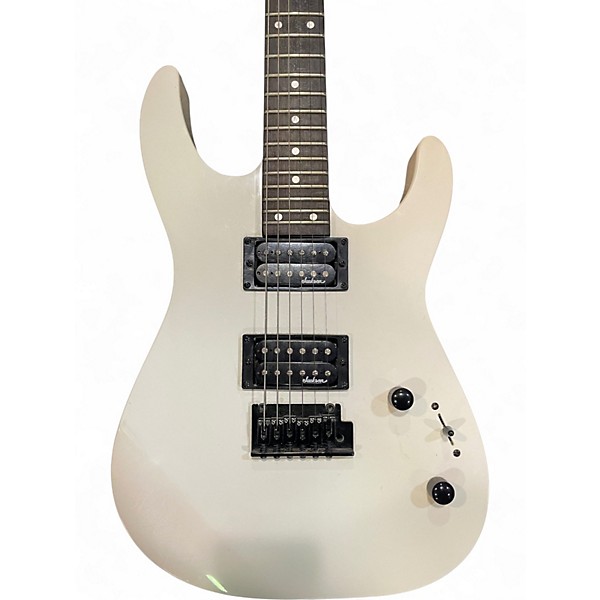 Used Jackson JS22 Dinky Polar White Solid Body Electric Guitar