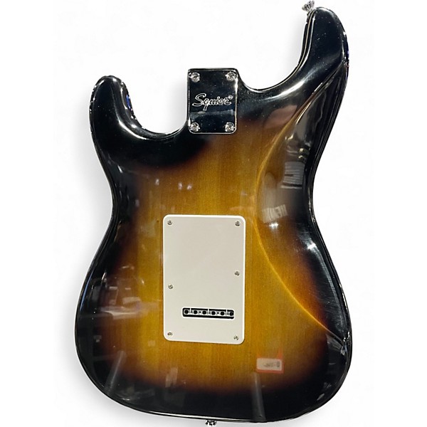 Used Squier SONIC STRATCASTER 2 Color Sunburst Solid Body Electric Guitar