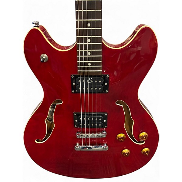 Used Oscar Schmidt OE-30  RED Hollow Body Electric Guitar