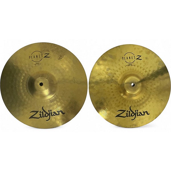 Used Zildjian 13in Planet Z Hi Hat Pair Cymbal