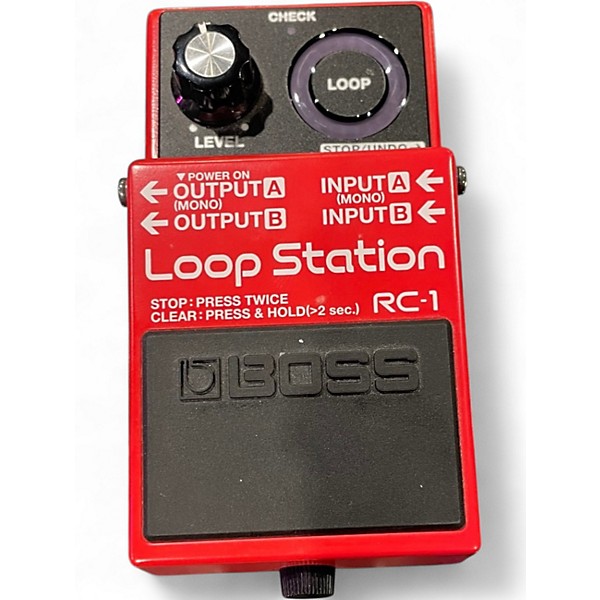 Used BOSS RC1 Loop Station Pedal