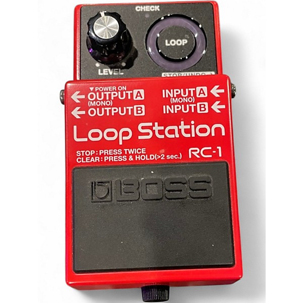 Used BOSS RC1 Loop Station Pedal