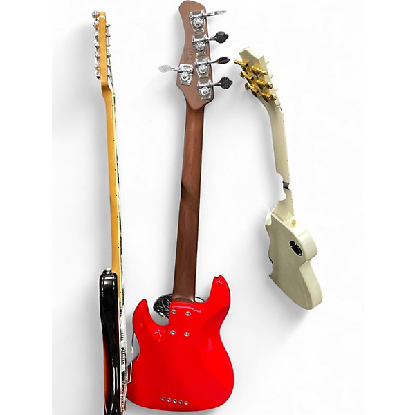 Used Marcus Miller SIRE 5 Fiesta Red Electric Bass Guitar