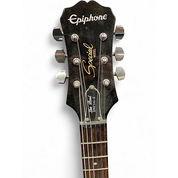 Used Epiphone Les Paul Special II Black Solid Body Electric Guitar
