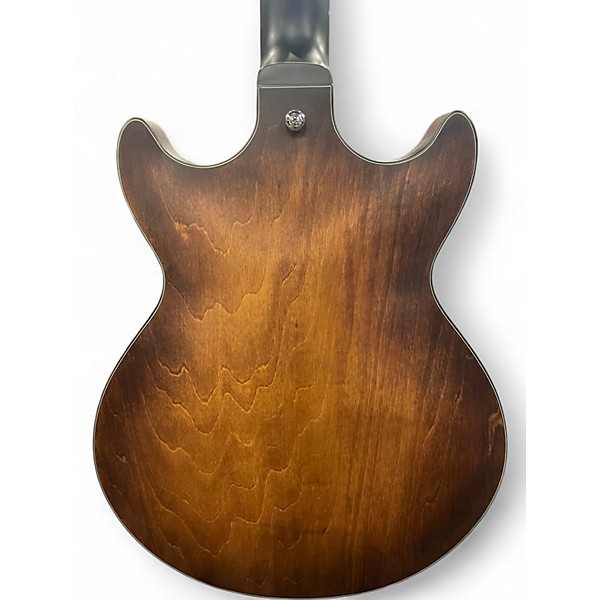 Used 2020s Ibanez AM73B Archtop 2 Color Sunburst Hollow Body Electric Guitar