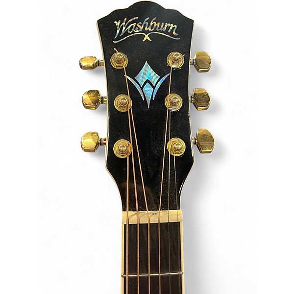 Used Washburn EA55G 2 Color Sunburst Acoustic Electric Guitar