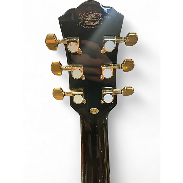 Used Washburn EA55G 2 Color Sunburst Acoustic Electric Guitar