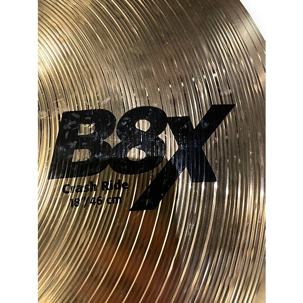 Used SABIAN 18in B8X ride Cymbal