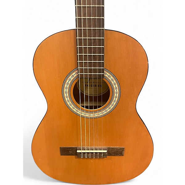 Used Fender fa-25n Natural Acoustic Guitar