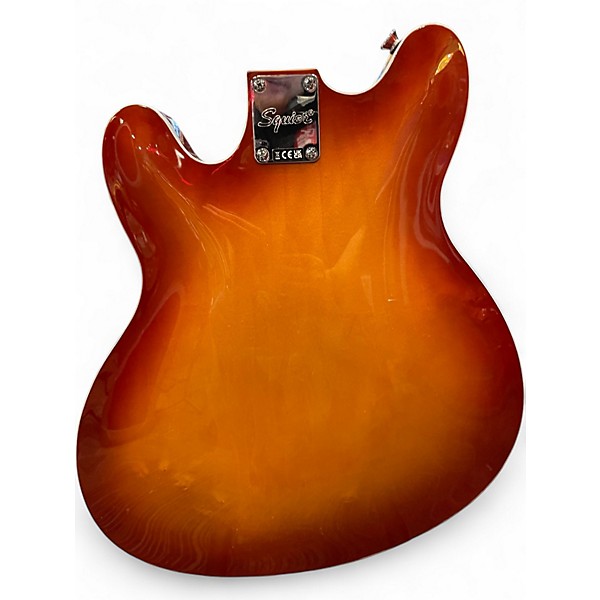Used Squier Affinity Series Starcaster Hollow Natural Hollow Body Electric Guitar