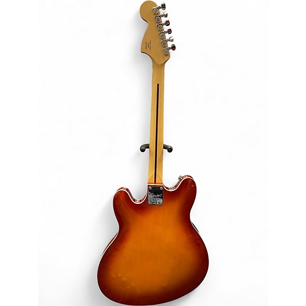 Used Squier Affinity Series Starcaster Hollow Natural Hollow Body Electric Guitar