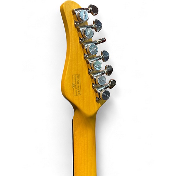 Used Schecter Guitar Research diamond series double cut RED Solid Body Electric Guitar