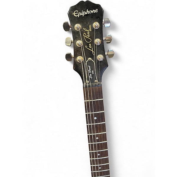 Used Epiphone Les Paul 100 Bolt On CHERRY BURST Solid Body Electric Guitar