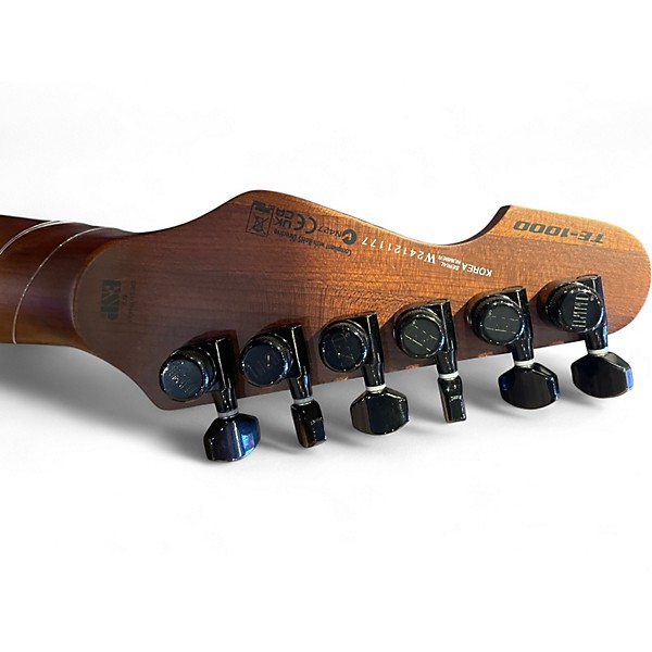 Used 2024 ESP LTD TE 1000 Silver Blast Solid Body Electric Guitar