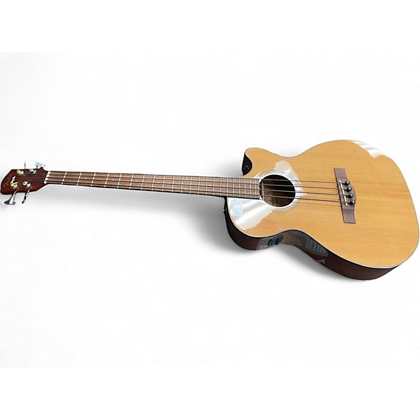 Used Fender  CB60sce Natural Acoustic Bass Guitar