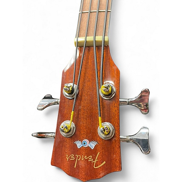 Used Fender  CB60sce Natural Acoustic Bass Guitar