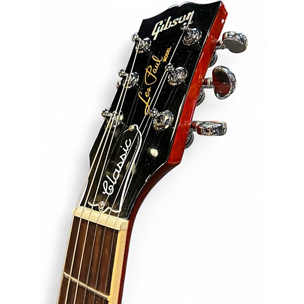 Used 2022 Gibson Les Paul Classic Cherry Sunburst Solid Body Electric Guitar