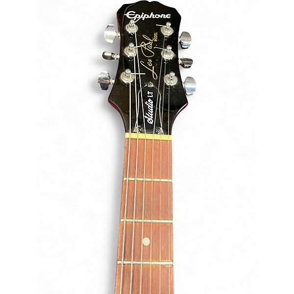 Used Epiphone Les Paul Studio LT 2 Tone Sunburst Solid Body Electric Guitar