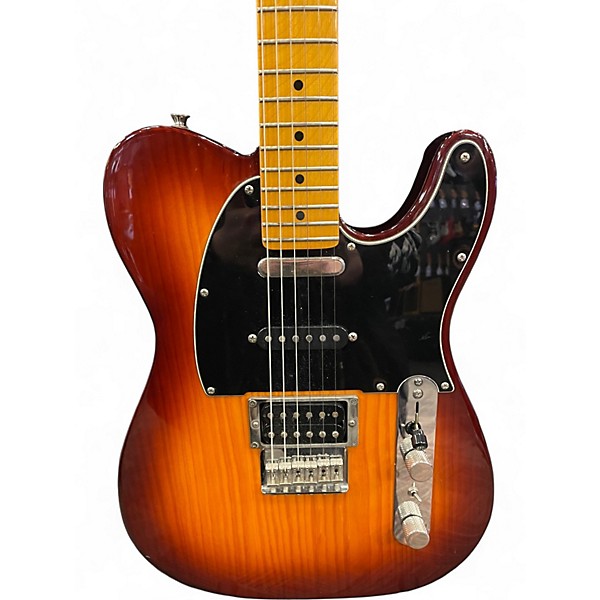 Used 2014 Fender Modern Player Telecaster Plus Honey Burst Solid Body Electric Guitar