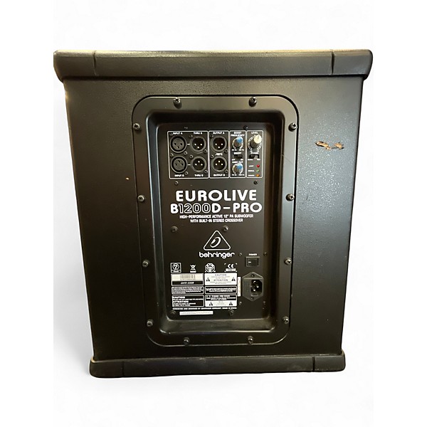 Used Behringer Eurolive B1200D Pro Powered Subwoofer