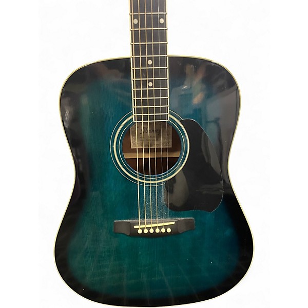 Used Ibanez PF5MS Blue Burst Acoustic Guitar