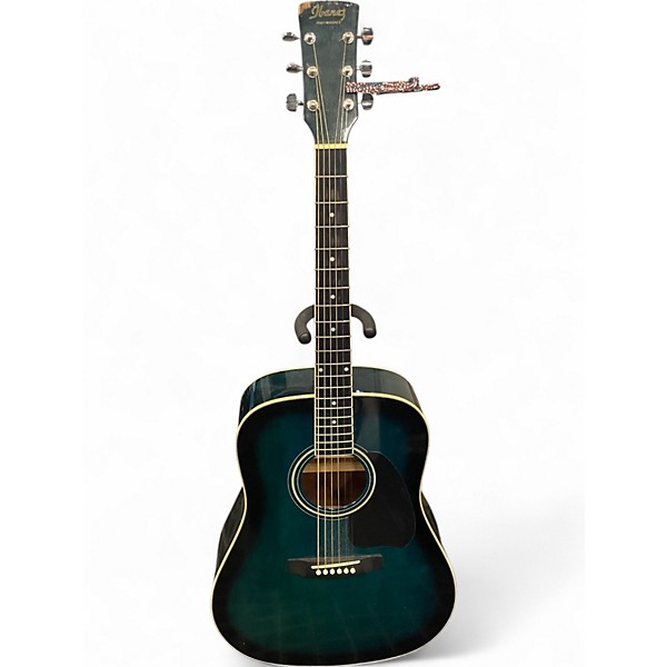 Used Ibanez PF5MS Blue Burst Acoustic Guitar