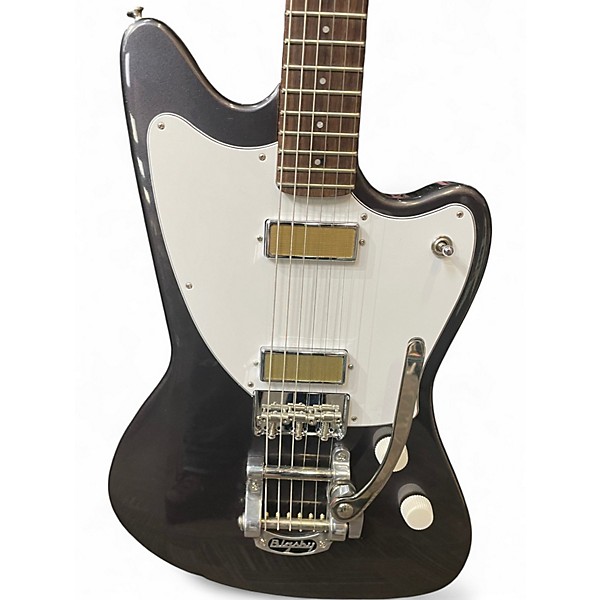 Used Harmony Silhoutte Slate Gray Solid Body Electric Guitar