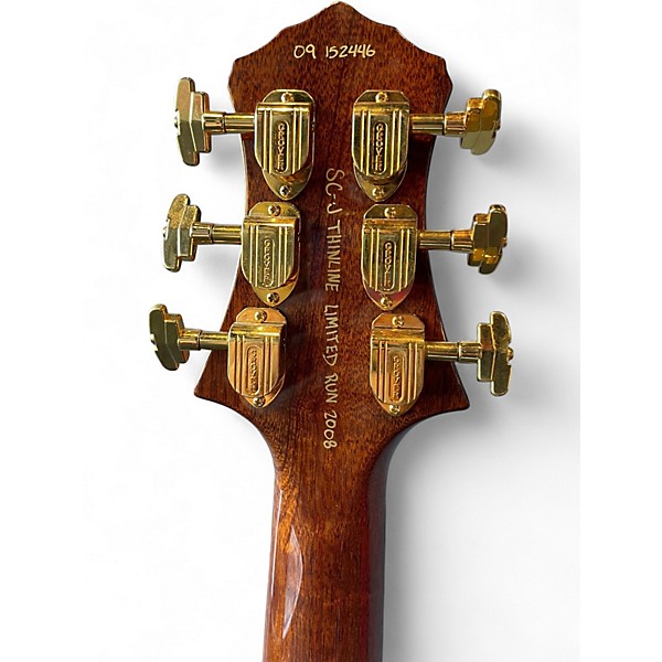 Used PRS SCJ Thinline Natural Hollow Body Electric Guitar