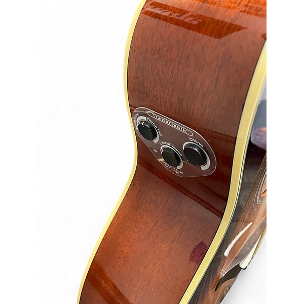 Used Yamaha FSC-TA TransAcoustic Concert Cutaway Brown Sunburst Acoustic Electric Guitar