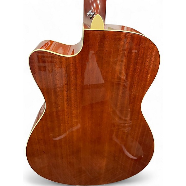 Used Yamaha FSC-TA TransAcoustic Concert Cutaway Brown Sunburst Acoustic Electric Guitar