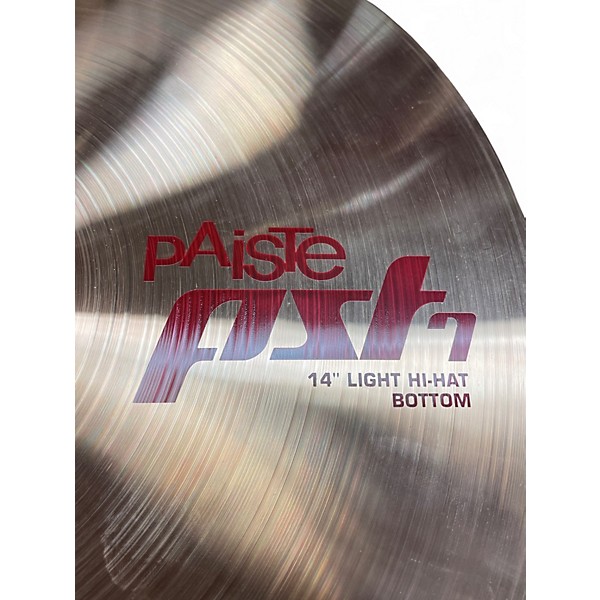 Used Paiste 14in PST7 Hi Hat Pair Cymbal