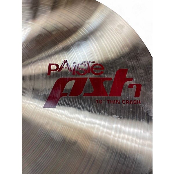 Used Paiste 16in PST7 Crash Cymbal
