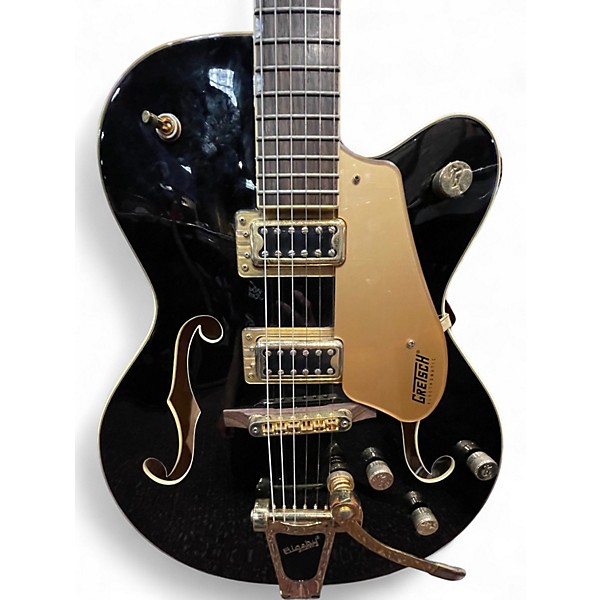 Used Gretsch Guitars G5420T Electromatic Black and Gold Hollow Body Electric Guitar