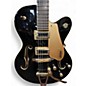 Used Gretsch Guitars G5420T Electromatic Black and Gold Hollow Body Electric Guitar