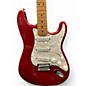 Used Fender SSS STRATOCASTER Metallic Red Solid Body Electric Guitar