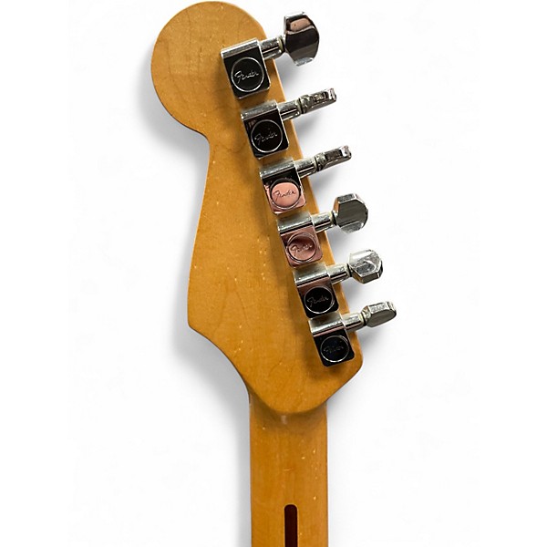 Used Fender SSS STRATOCASTER Metallic Red Solid Body Electric Guitar