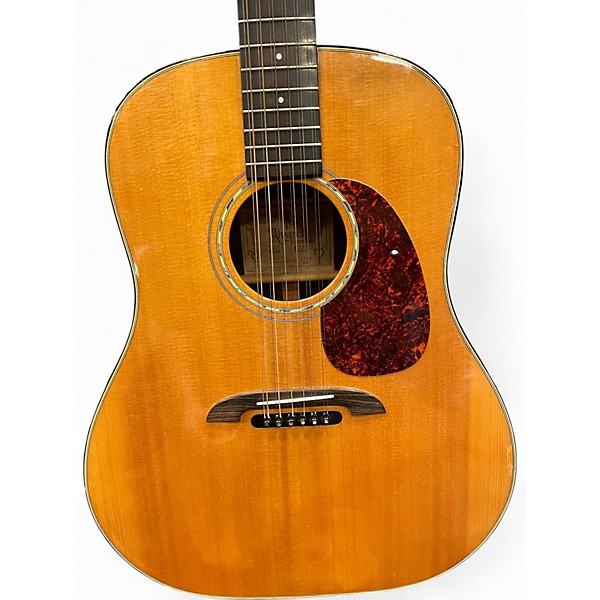 Used Alvarez DY80 12 STRING Natural 12 String Acoustic Electric Guitar