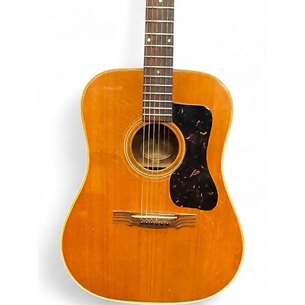Vintage 1968 Guild D40 Natural Acoustic Guitar