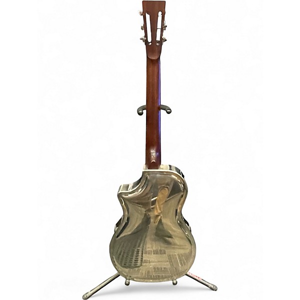 Used Republic Tricome Chrome Resonator Guitar