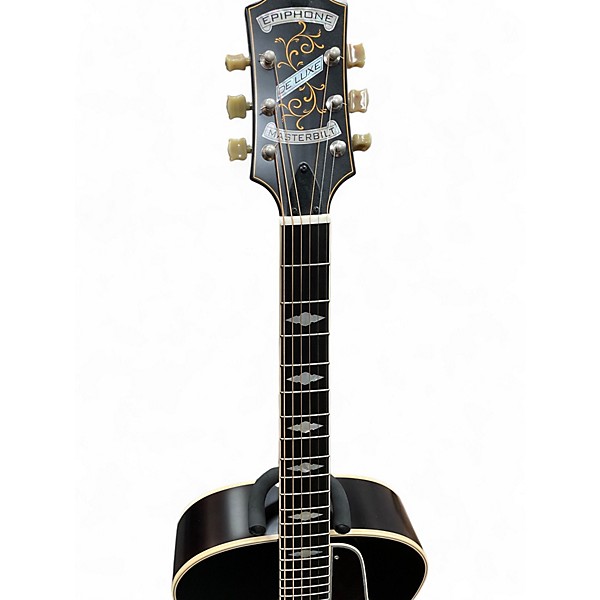 Used Epiphone MASTERBUILT DELUXE Natural Acoustic Electric Guitar