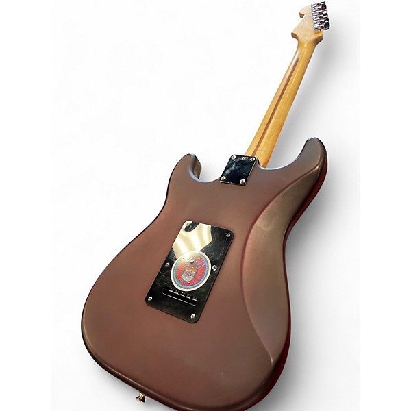 Used Fender Standard Stratocaster Satin Red Solid Body Electric Guitar