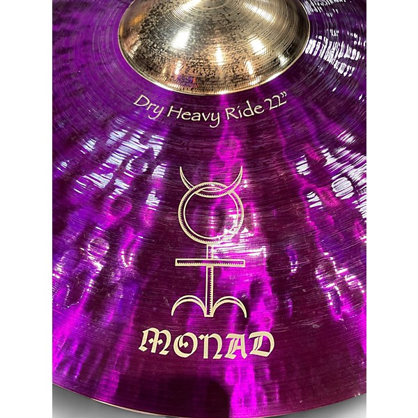 Used Paiste 22in monad dry heavy ride Cymbal